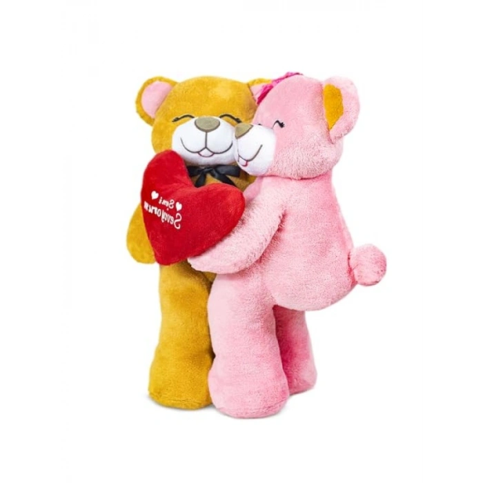 Peluş Sevgili Ayıcık Seti - Aşk Temalı Hediye