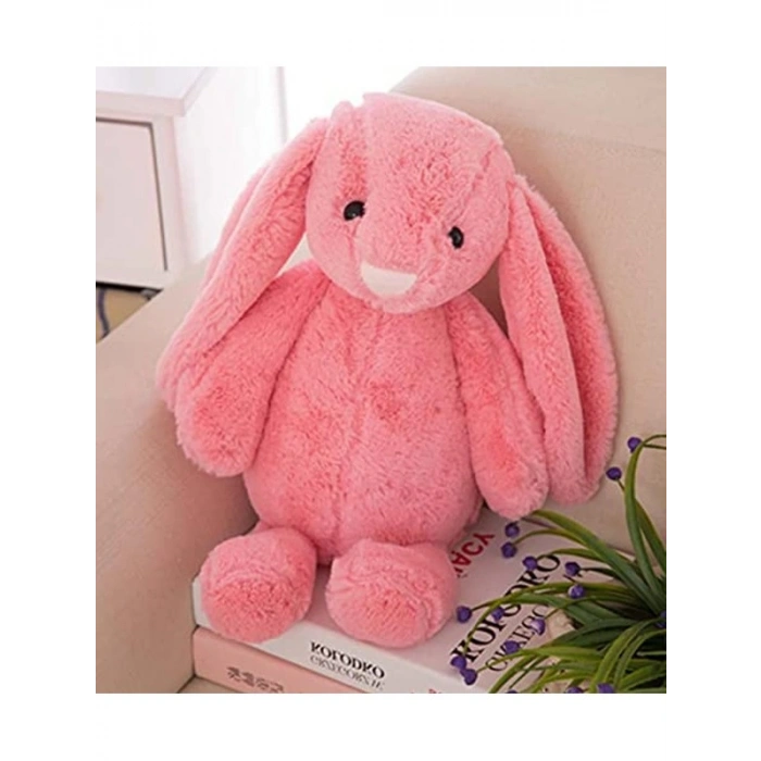 Peluş Tavşan - Pembe Renkli Uzun Kulak Bunny, 65 cm