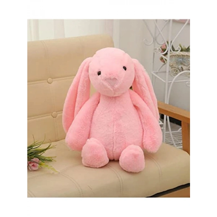 Peluş Tavşan - Pembe Renkli Uzun Kulak Bunny, 65 cm