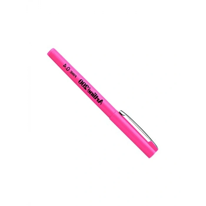 Pembe 0.4 mm İnce Keçe Uçlu Yazı Kalemi