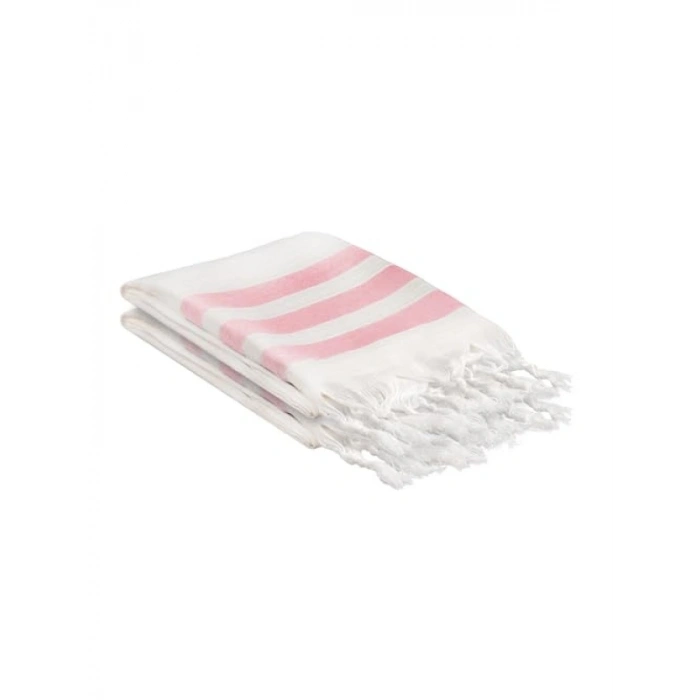 Pembe 2li Set | 90 x 180 cm Kadın Plaj Havlusu, %80 Bambu