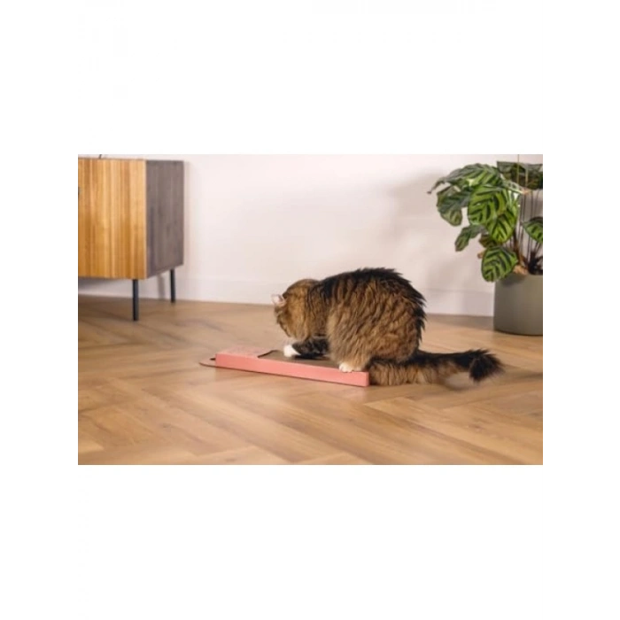 Pembe 45 cm Kedi Karton Tırmalama