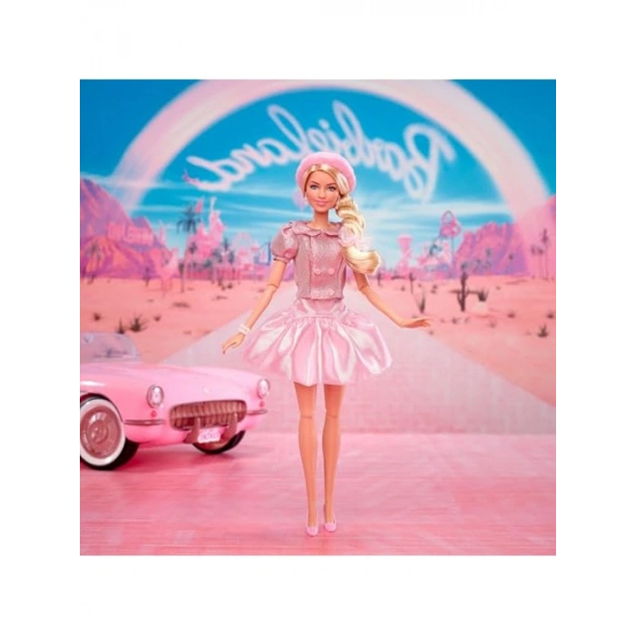 Pembe Bluz ve Tütü Etkili Koleksiyonluk Bebek Seti