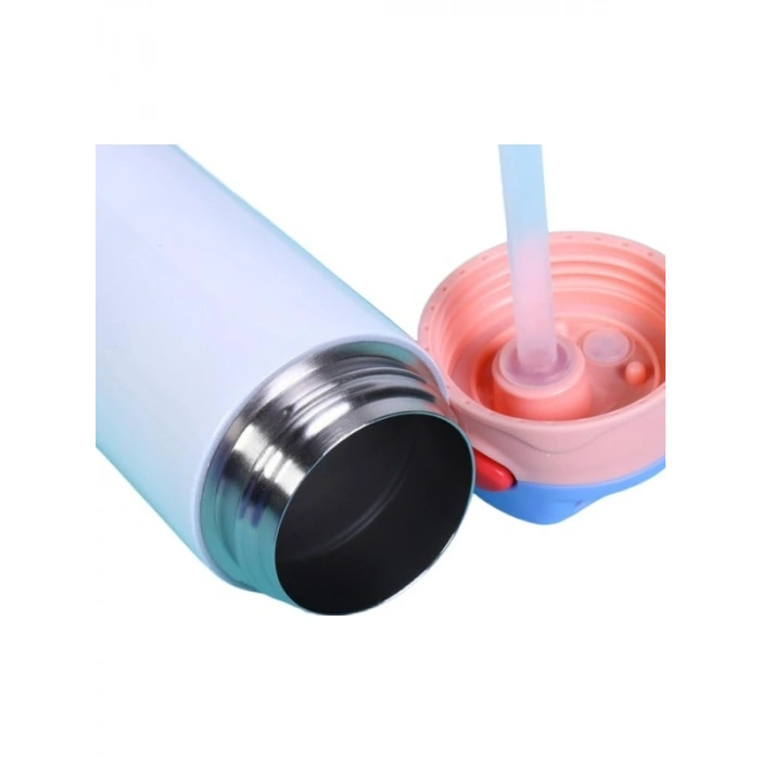 Pembe Çelik İçli Termos - 360 ml