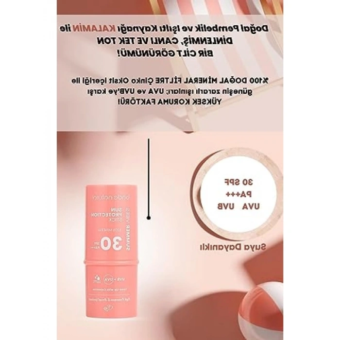 Pembe Güneş Koruyucu Stick 30 SPF Kalamin İçerikli