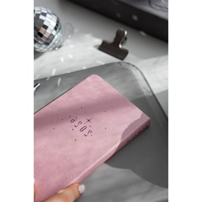 Pembe Haftalık Cep Ajandası, 2026 Yılı İçin 12 Aylık Planlama