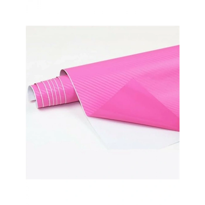 Pembe Karbon Kaplama Folyosu - 127 cm x 50 cm