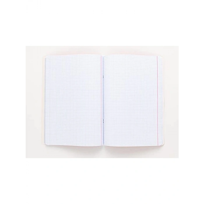 Pembe Kareli A4 Defter - 60 Yaprak, Tel Dikişli