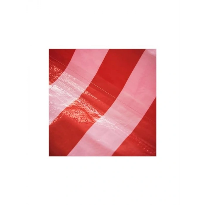 Pembe-Kırmızı Renkli Saksı Matı, 56x56x12 cm Ölçülerinde