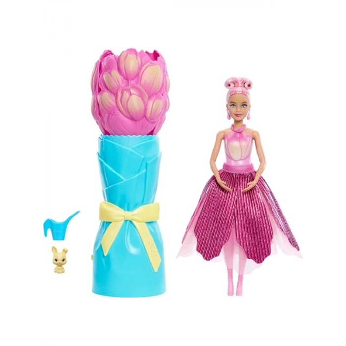Pembe Lale Temalı Barbie Bebek, Şık Tasarım