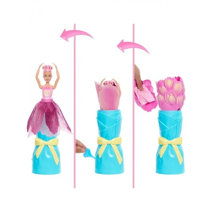 Pembe Lale Temalı Barbie Bebek, Şık Tasarım