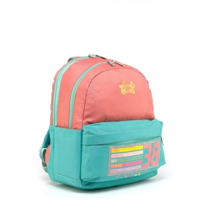 Pembe Ön Cepli Unisex Çocuk Anaokulu Çantası