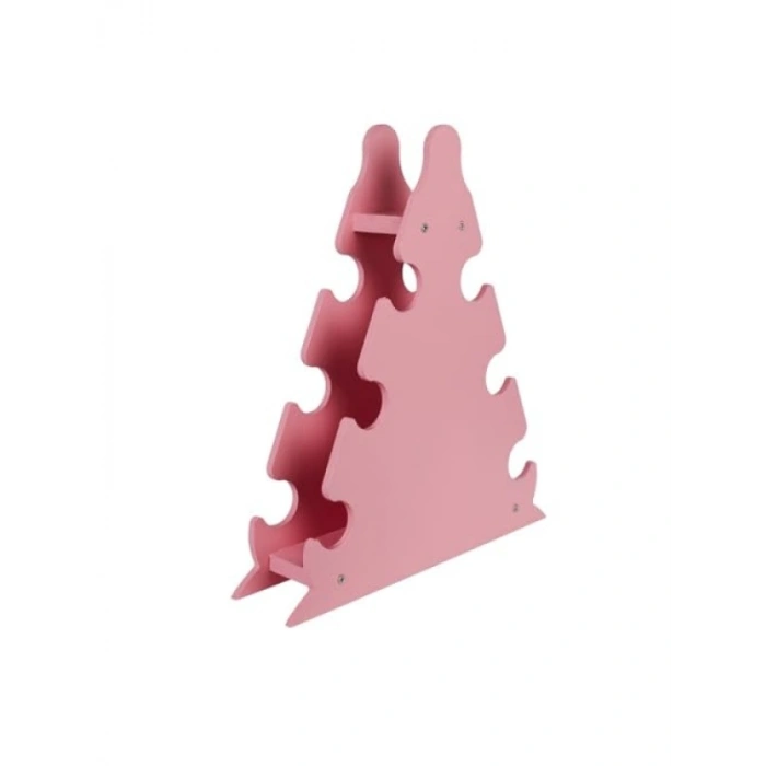 Pembe Renk Dambıl Seti + Stand, 3 Ağırlık Seçeneği