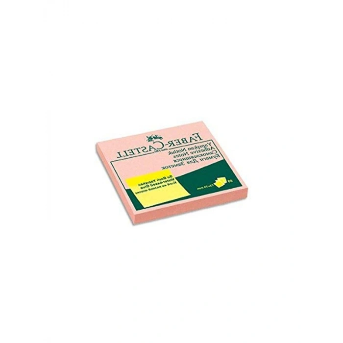 Pembe Renkli 75x75 mm Yapışkan Notluk, Kullanışlı Ofis Aksesuarı