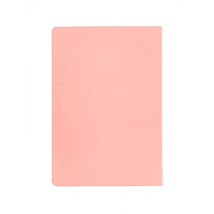 Pembe Renkli Çizgili Defter, A5 Boyut, 60 Yaprak