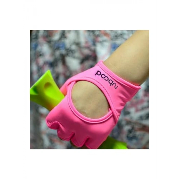 Pembe Renkli Fitness Eldiveni, M/L Beden, Profesyonel Kullanım