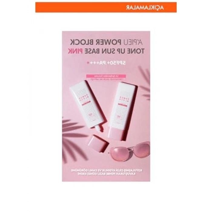 Pembe Ton Dengeleyici Güneş Kremi SPF50+, 50ml Koruma Sağlar