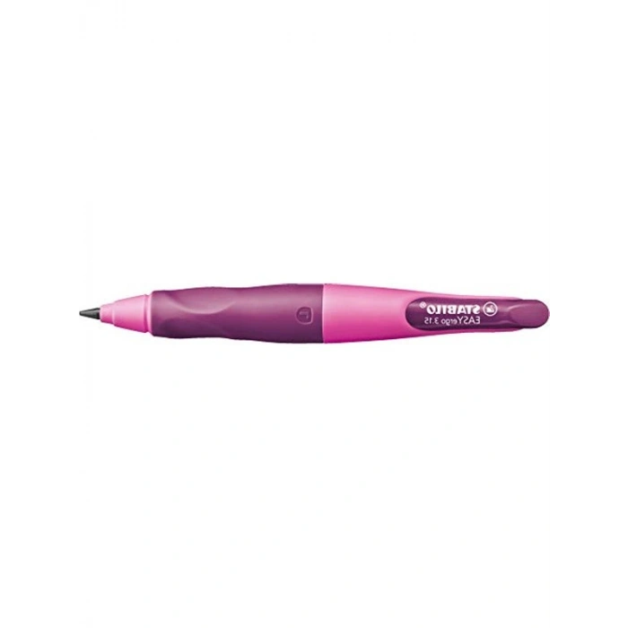 Pembe ve Lila Renkli Ergonomik Mekanik Kurşun Kalem - Kolay Yazım