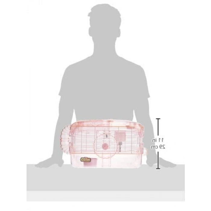 Pembe Yaşam Alanı İçin Evcil Hayvan Kafesi