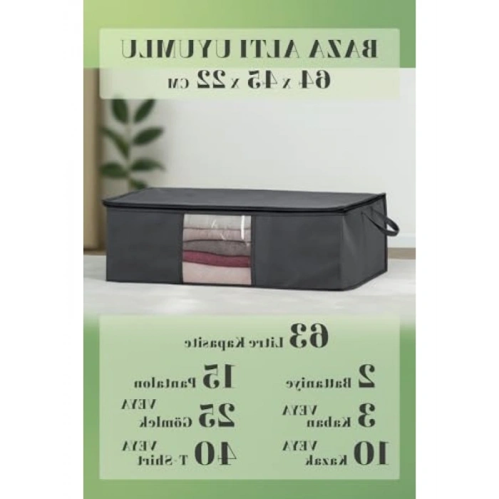 Pencereli Baza Hurç Düzenleyici Set (64x45x22 Cm)