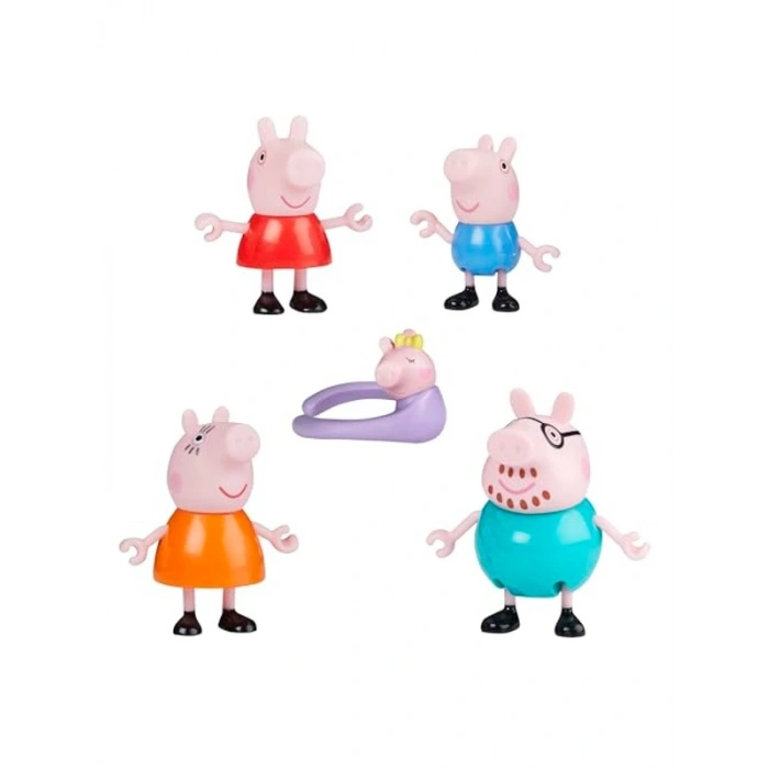 Peppanın Beş Kişilik Ailesi Figür Seti