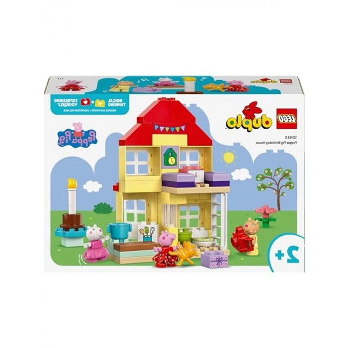 Peppa Pig Doğum Günü Temalı Oyun Seti, 2 Yaş ve Üzeri Çocuklar İçin