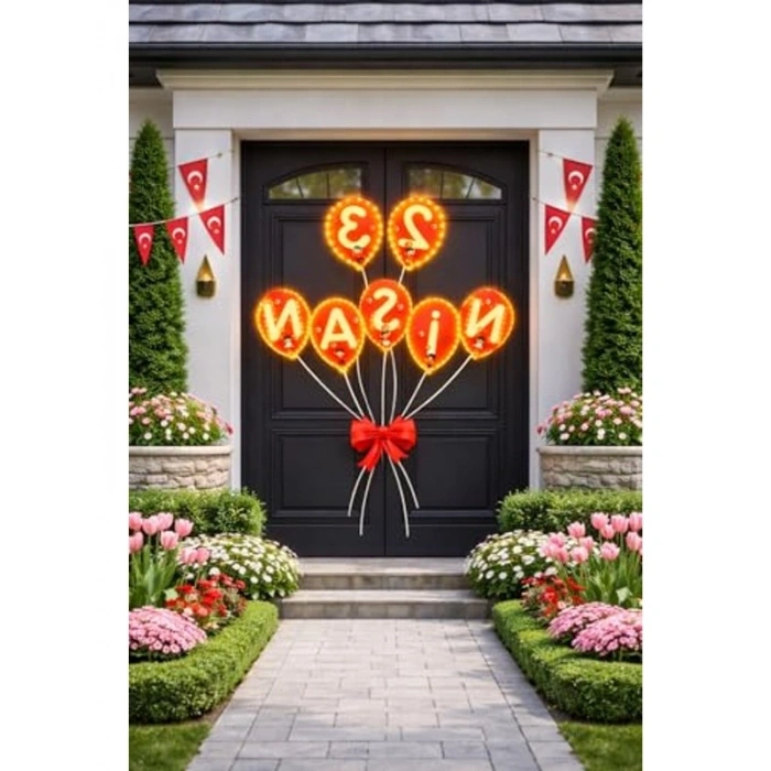 Peri Led, 5 Metre 23 Nisan Kapı Süsü, Süsleme için