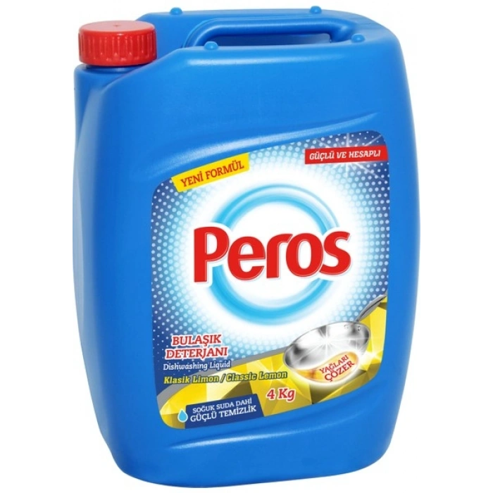 Peros 4 Kg Sıvı Bulaşık Klasik Limon