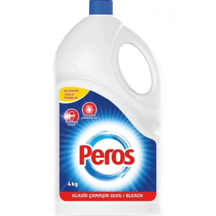 Peros Klasik Çamaşır Suyu 4 Lt