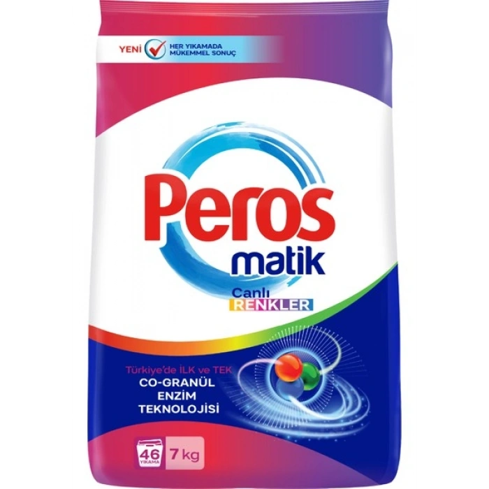 Peros Matik Canlı Renkler 7 kg