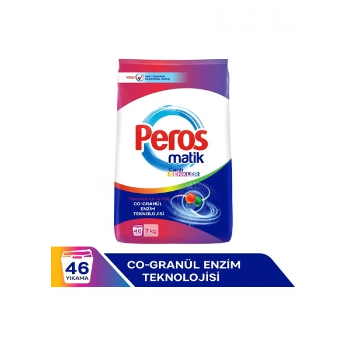 Peros Matik Canlı Renkler 7 kg