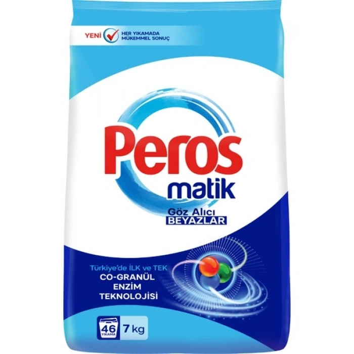 Peros Matik Göz Alıcı Beyaz 7 kg