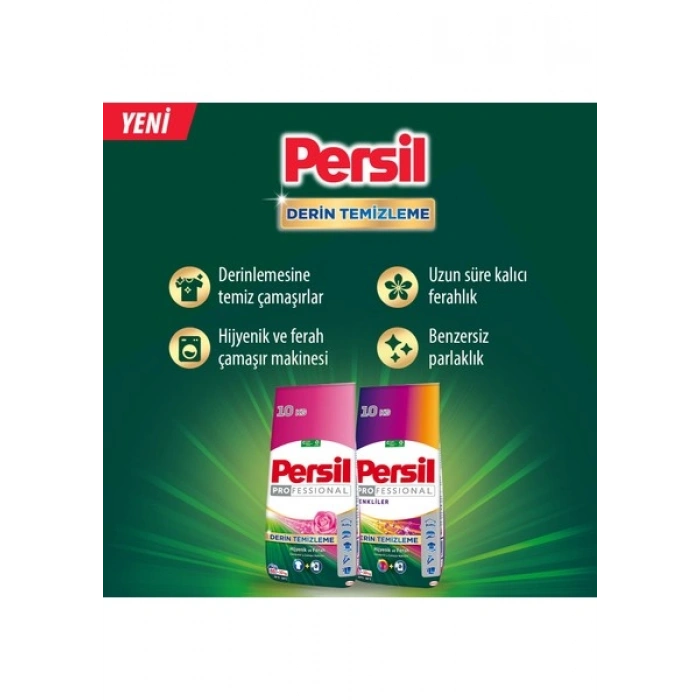 Persil 10kg Toz Çamaşır Deterjanı Renkliler (66 Yıkama)
