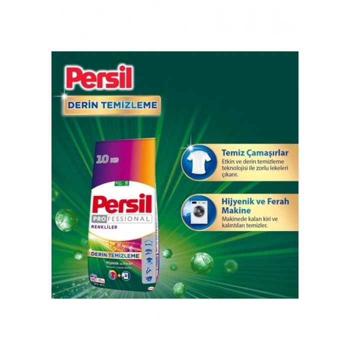 Persil 10kg Toz Çamaşır Deterjanı Renkliler (66 Yıkama)