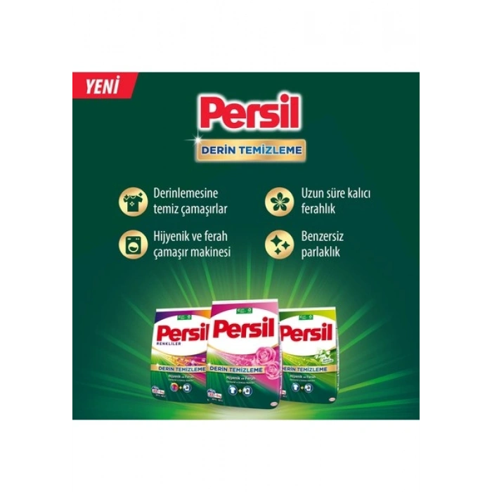Persil 5 kg Toz Çamaşır Deterjanı Renkliler (33 Yıkama)