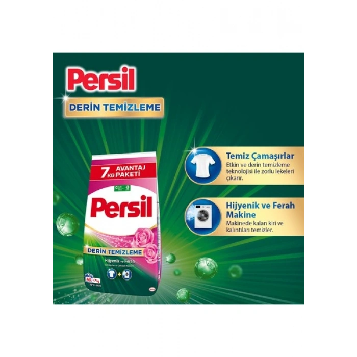Persil Expert 7kg Toz Çamaşır Deterjanı Gülün Büyüsü (46 Yıkama)