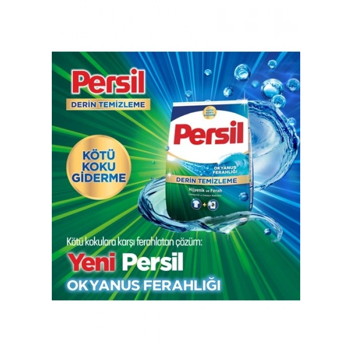Persil Toz Çamaşır Deterjanı Okyanus Ferahlığı 9kg (60 Yıkama)