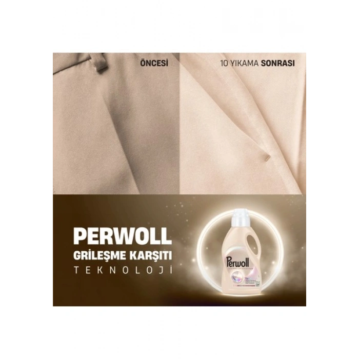 Perwoll Açık Renkliler İçin Hassas Sıvı Bakım Deterjanı 1485Ml (27 Yıkama)