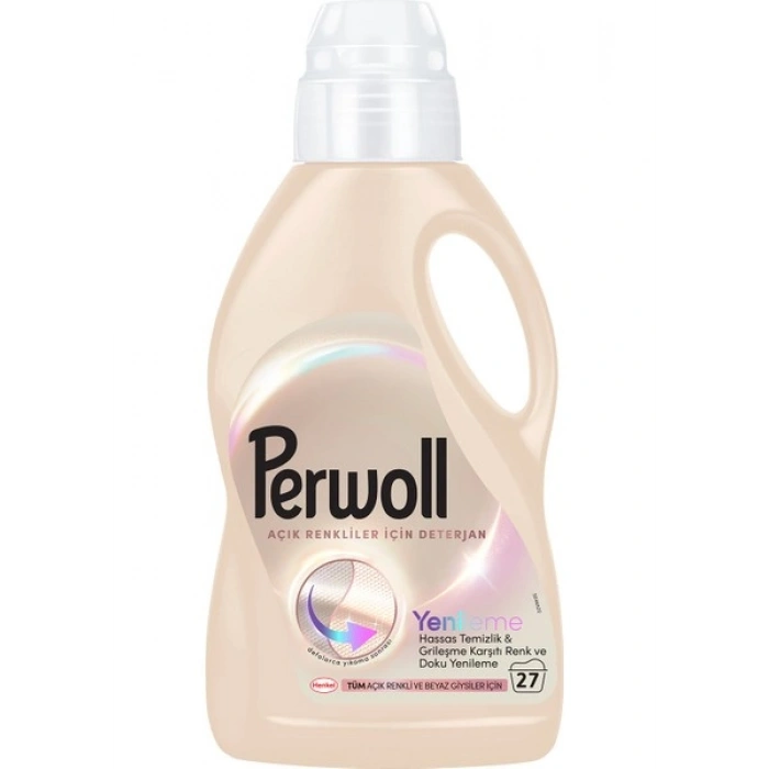 Perwoll Açık Renkliler İçin Hassas Sıvı Bakım Deterjanı 1485Ml (27 Yıkama)