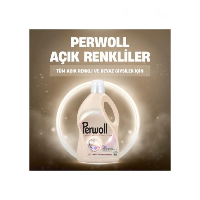 Perwoll Açık Renkliler İçin Hassas Sıvı Bakım Deterjanı 2970Ml (54 Yıkama)