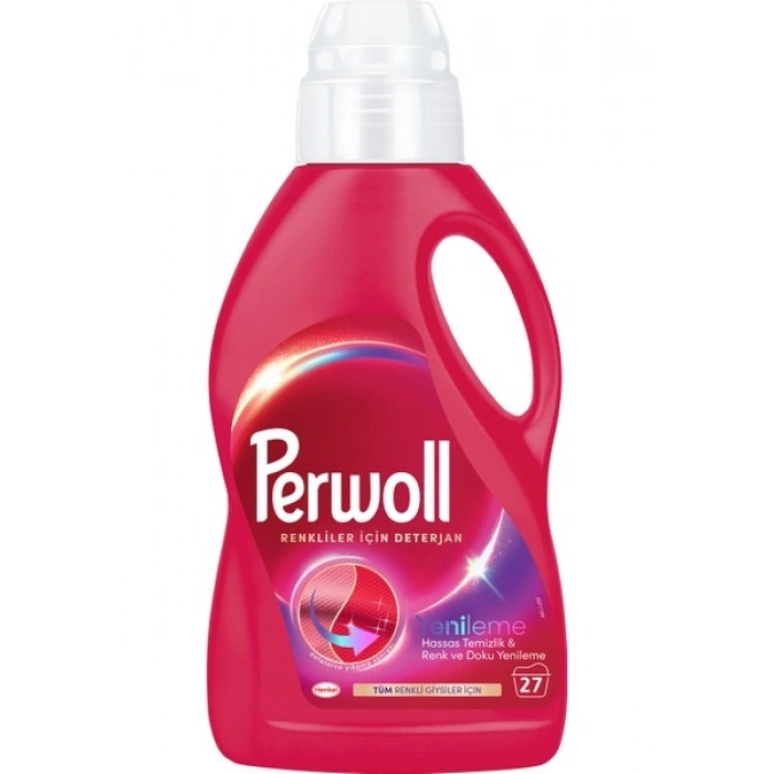 Perwoll Renkliler Hassas Bakım Sıvı Çamaşır Deterjanı 1485 ml (27 Yıkama)