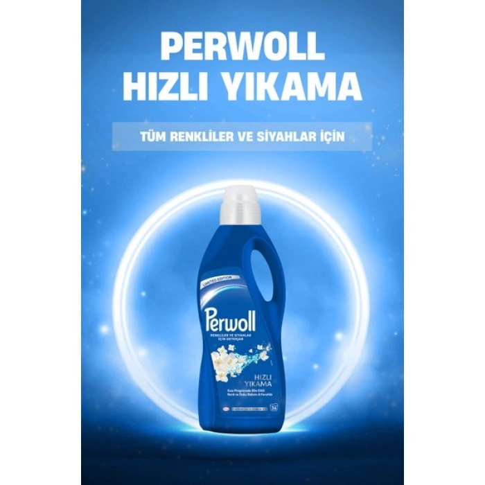 Perwoll Renkliler ve Siyahlar Için Hızlı Yıkama 2l (36 Yıkama)