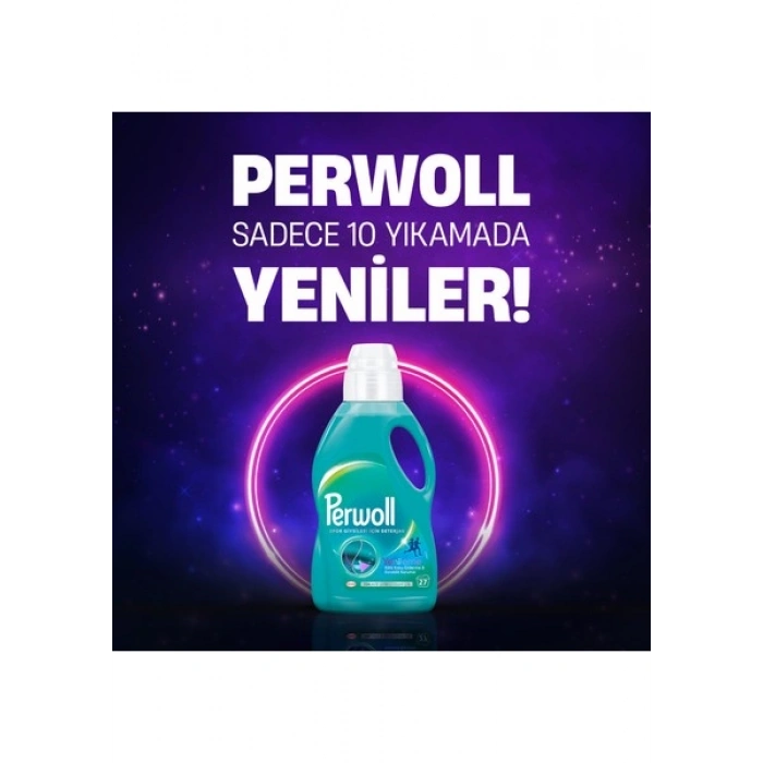 Perwoll Spor Giysiler İçin Hassas Bakım Sıvı Deterjanı 1485 ml (27 Yıkama)