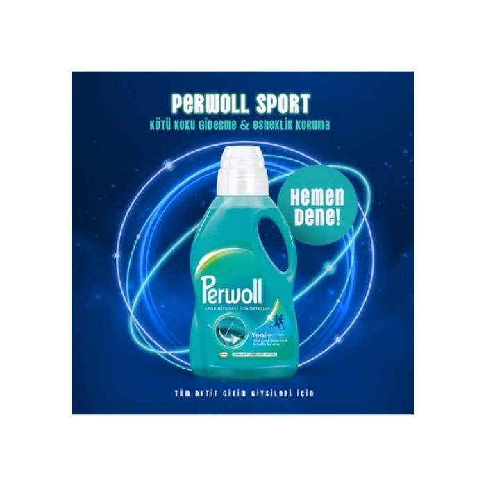 Perwoll Spor Giysiler İçin Hassas Bakım Sıvı Deterjanı 2970 ml (54 Yıkama)