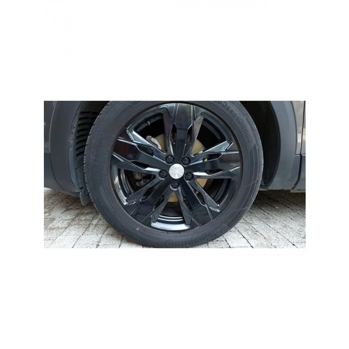 Peugeot 3008 için Kolay Uygulamalı Jant Kaplama Sticker Seti