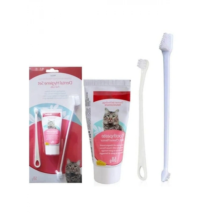 Peynir Aromalı Kedi Ağız Bakım Seti