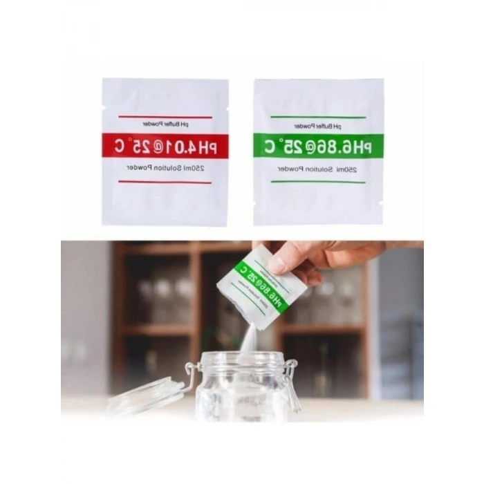 pH Tampon Çözelti Tozu, 250 ml, Kalibrasyon İçin