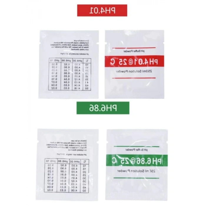 pH Tampon Çözelti Tozu, 250 ml, Kalibrasyon İçin