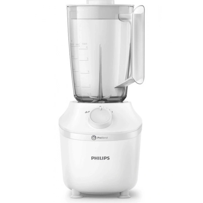 Philips 3000 Serisi Blender, ProBlend Teknolojisi, 450W, 1,9 Lt, Paslanmaz Çelik Bıçaklar, Beyaz, HR2041/00