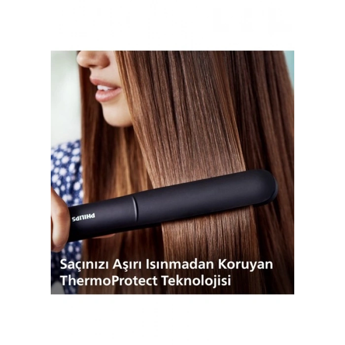 Philips 3000 Serisi Saç Düzleştirici, Keratin Katkılı, ThermoProtect Teknolojisi, BHS375/00
